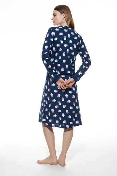 Mey Serie Scribbled Dots Sleepshirt Long Sleeve